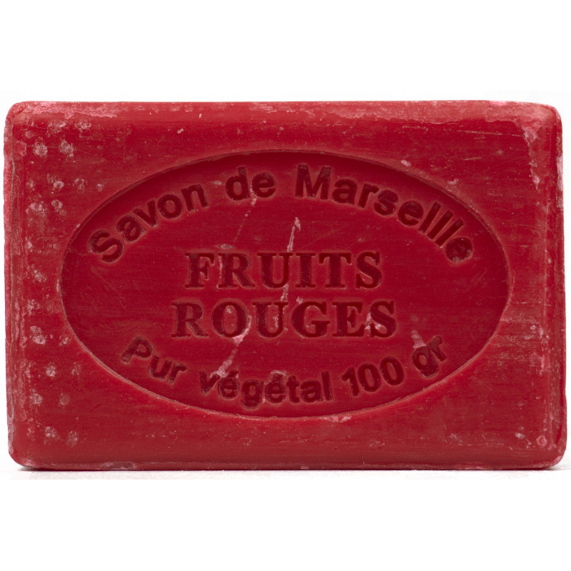 Sapun Natural de Marsilia 100g Fructe Rosii de Padure Fruits Rouges Le Chatelard 1802