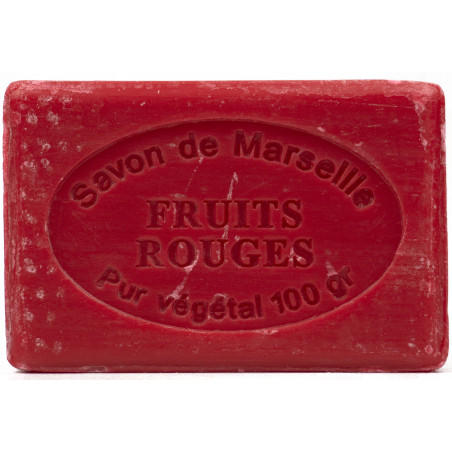 Sapun natural de Marsilia cu FRUCTE ROSII, 100 g