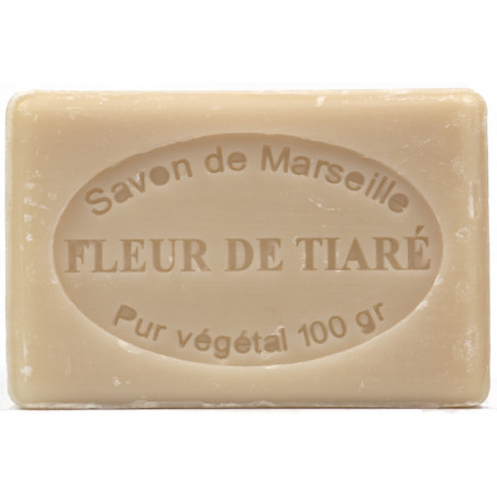 Sapun natural de Marsilia cu FLORI de TIARE, 100 g