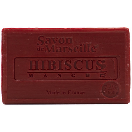 Sapun natural de Marsilia cu HIBISCUS si MANGO, 100 g