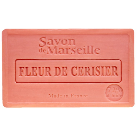 Sapun natural de Marsilia cu parfum de Flori de Cires, 100g