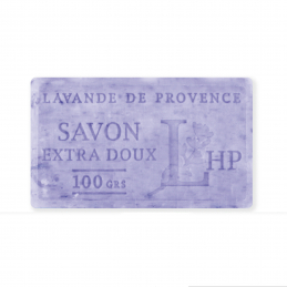 Sapun natural de Marsilia cu LAVANDA de PROVENCE exfoliant, 100g LHP - Provence