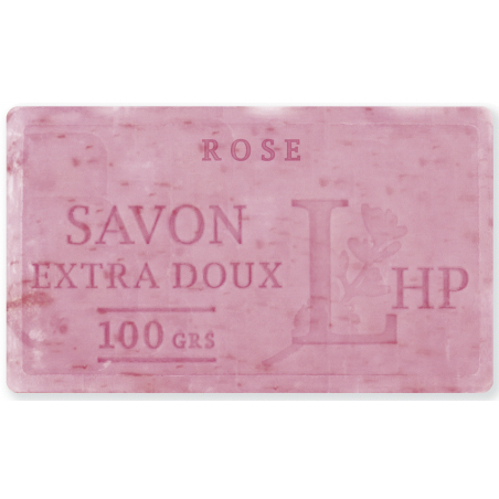 Sapun natural de Marsilia cu TRANDAFIRI Exfoliant Rose 100g LHP - Provence